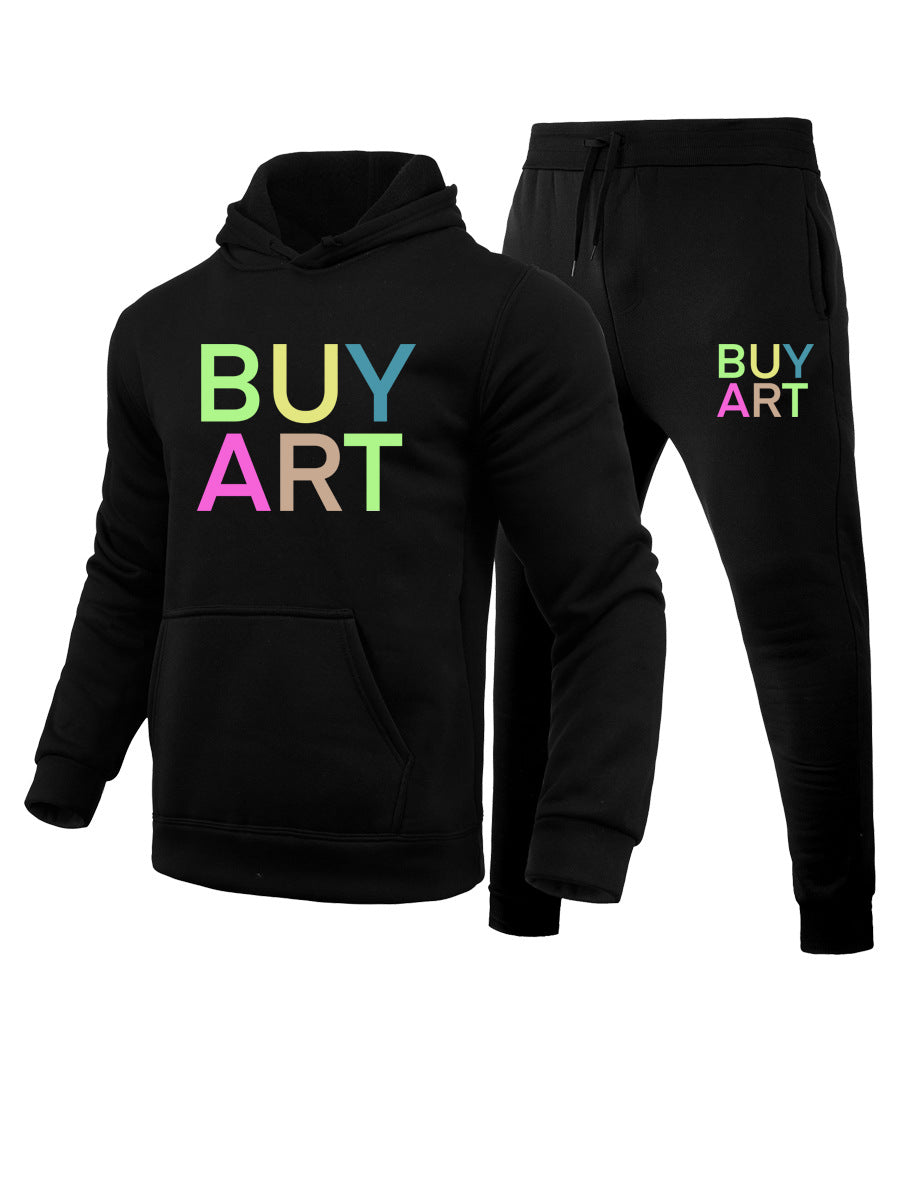 Herren Jogginghose Set mit Grafikdruck Modern Lässig