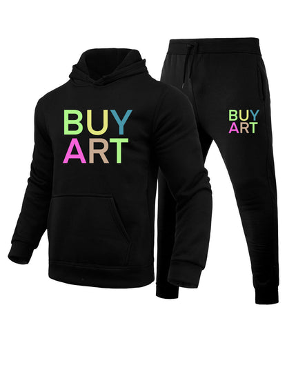 Herren Jogginghose Set mit Grafikdruck Modern Lässig