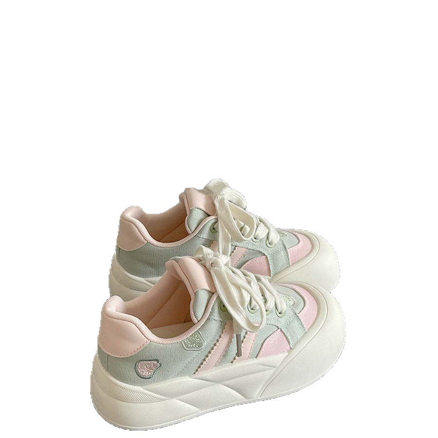 Damen Sneaker Sportlich atmungsaktiv mit hohem Profil