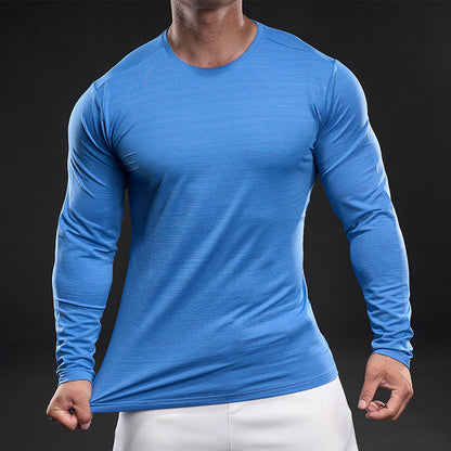 Funktionsshirt Herren Langarm Sportlich atmungsaktiv