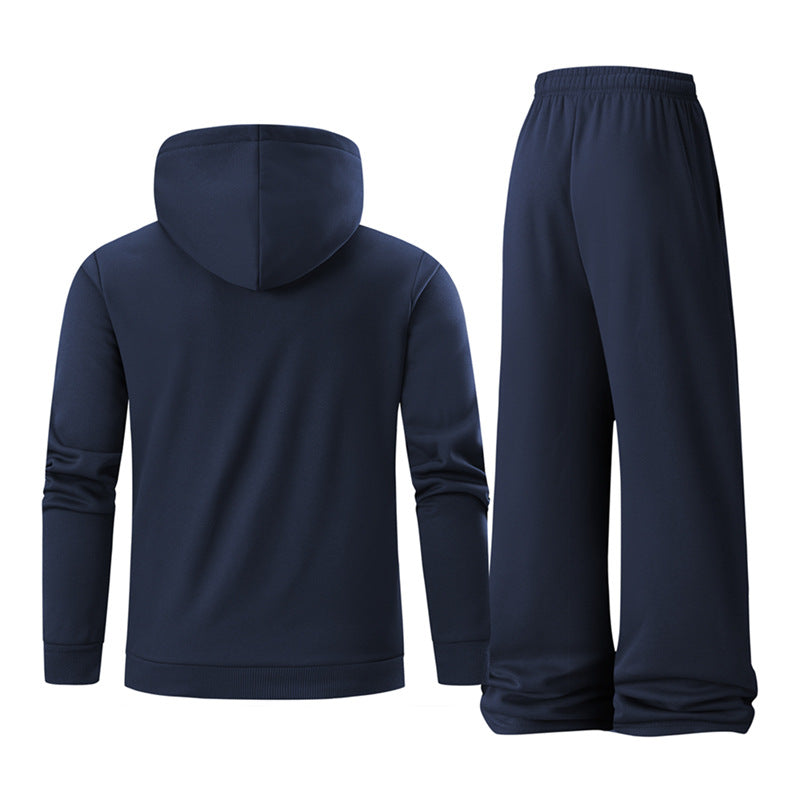 Herren Sportset Jogginghose Hoodie Elastisch Komfort