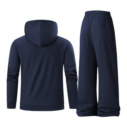 Herren Sportset Jogginghose Hoodie Elastisch Komfort