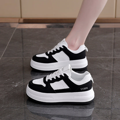 Damen Sneaker atmungsaktiv mit dicker Dämpfung Modern