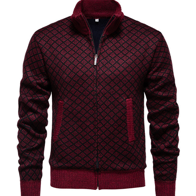 Herren Sweatjacke Gesteppt Warm Modern