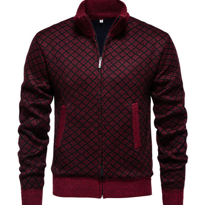 Herren Sweatjacke Gesteppt Warm Modern