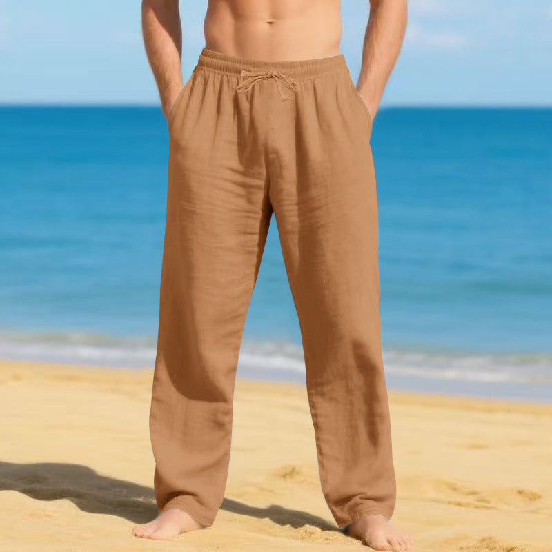 Herren leichte Strandhose mit verstellbarem Bund BerlinGlamour 

→ Herren leichte Strandhose, einzig verstellbarer Bund, Berliner Glamour