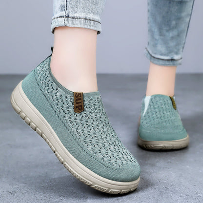 Damen Laufschuhe Atmungsaktiv Slip-On Leicht - BerlinGlamour