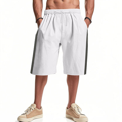 Herren Sporthose Elastisch Mit Seitentaschen Freizeit