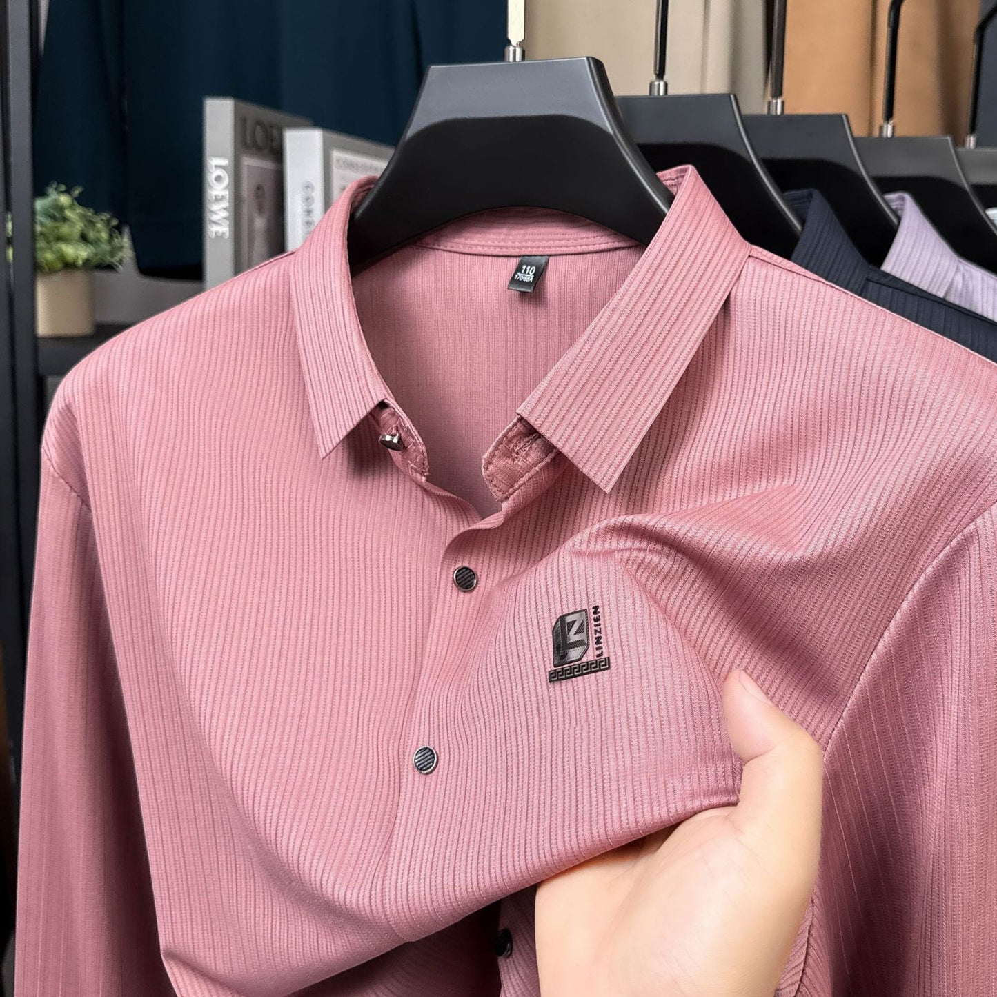 Herren Hemd Modern Strukturiert Elegantes Design Berlin