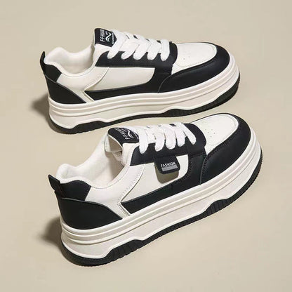 Damen Sneaker Stadtlich Chunky Weite Sohle Sportlich