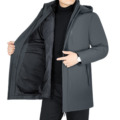 Herren Winterjacke Wasserdicht Warm mit Kapuze