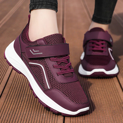 Damen SportSchuhe Freizeit rutschfest Klettverschluss