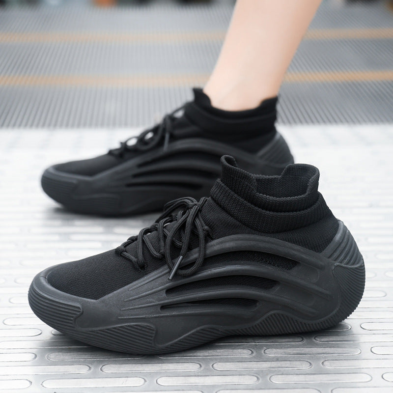 Damen Sneaker Sportlich Leichtlaufend mit elastischem Obermaterial - BerlinGlamour