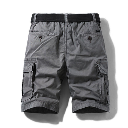 Herren Cargoshorts Urban Style mit Taschen und Verstellbaren Bund