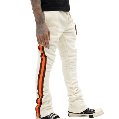 Herren Sportpants mit Streifen elastischer Bund Komfort