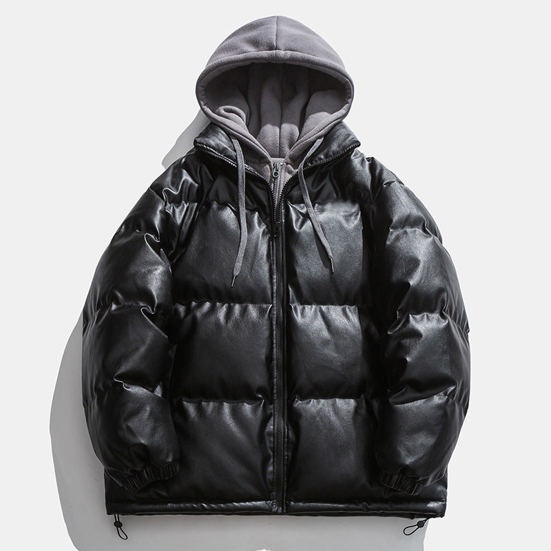 Herren Daunenjacke Steppweste Warm Abnehmbare Kapuze - BerlinGlamour