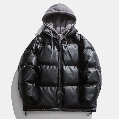 Herren Daunenjacke Steppweste Warm Abnehmbare Kapuze - BerlinGlamour