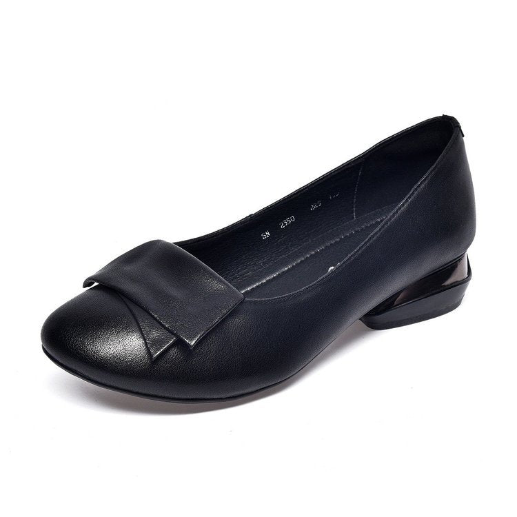 Damen Ballerinas Elegante Schleife Komfort Innenfutter