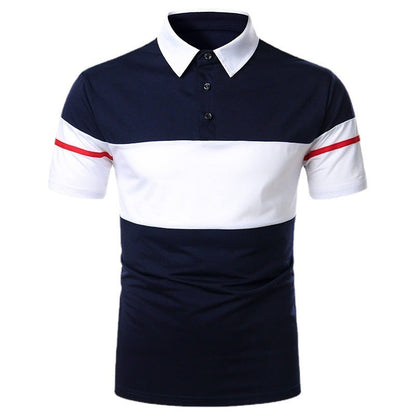 Herren Poloshirt Modern Streifenfashion Slimfit