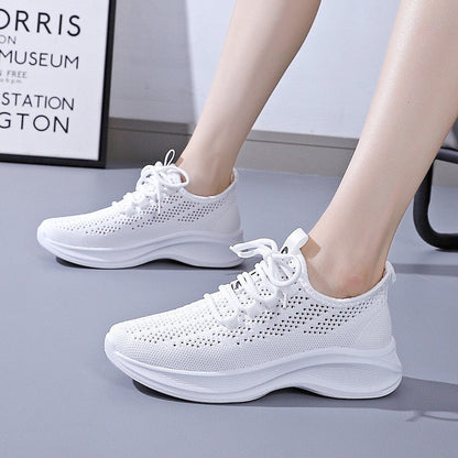 Damen Sneaker Atmungsaktiv Mesh Bequem Sport
