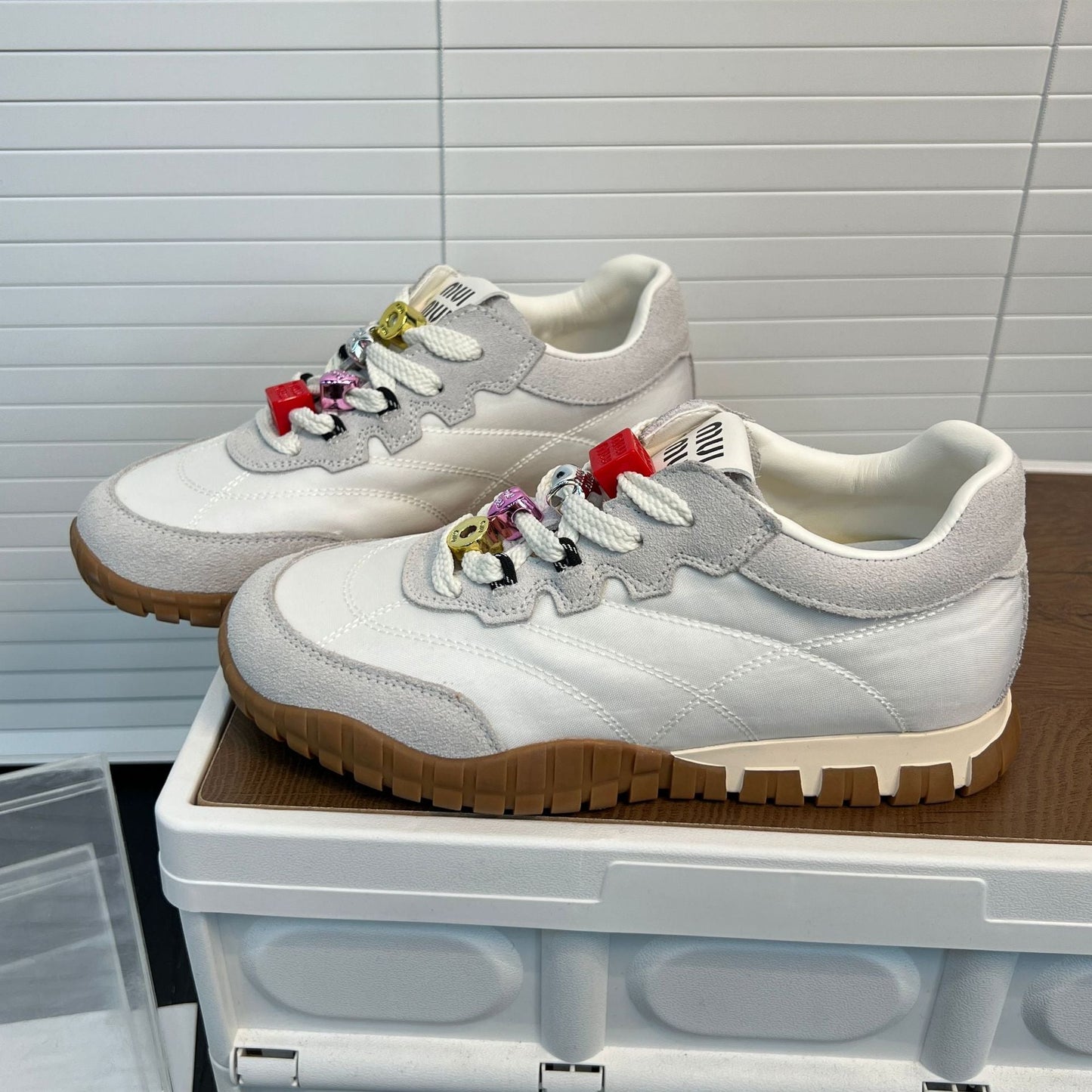 Damen Sneaker Bequem Schnüren Fashion Schuhe