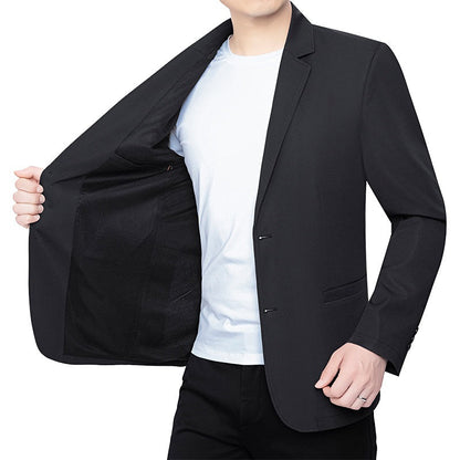 Herren Blazer Jacke Modern Slim Fit Technostoff