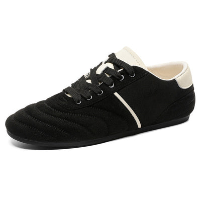 Damen Sneaker Veloursleder Bequem Komfortschuhe Heidi Style