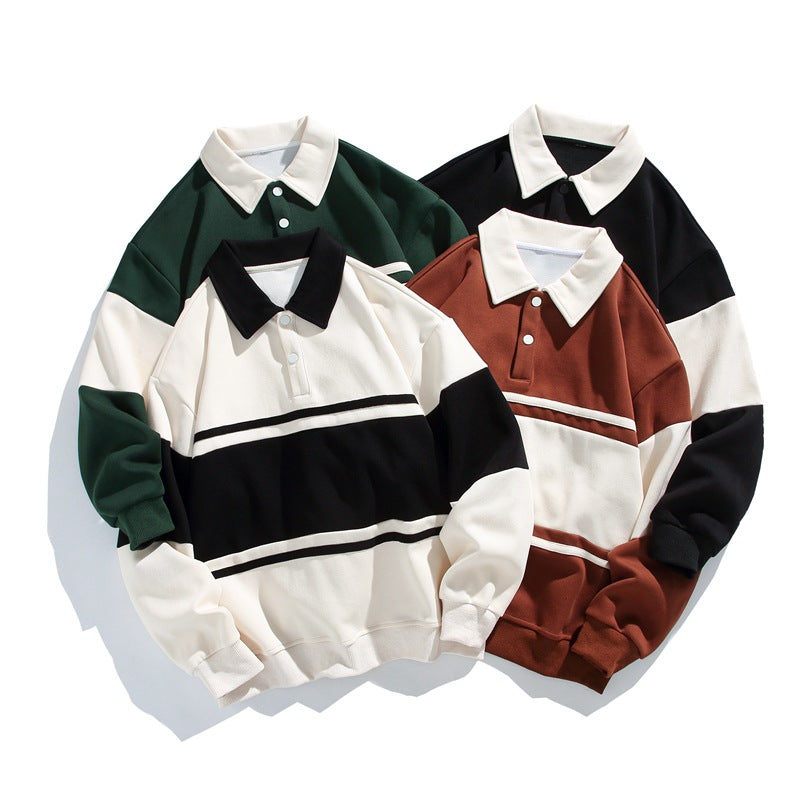 Herren Poloshirt Pullover Lässig Modern
