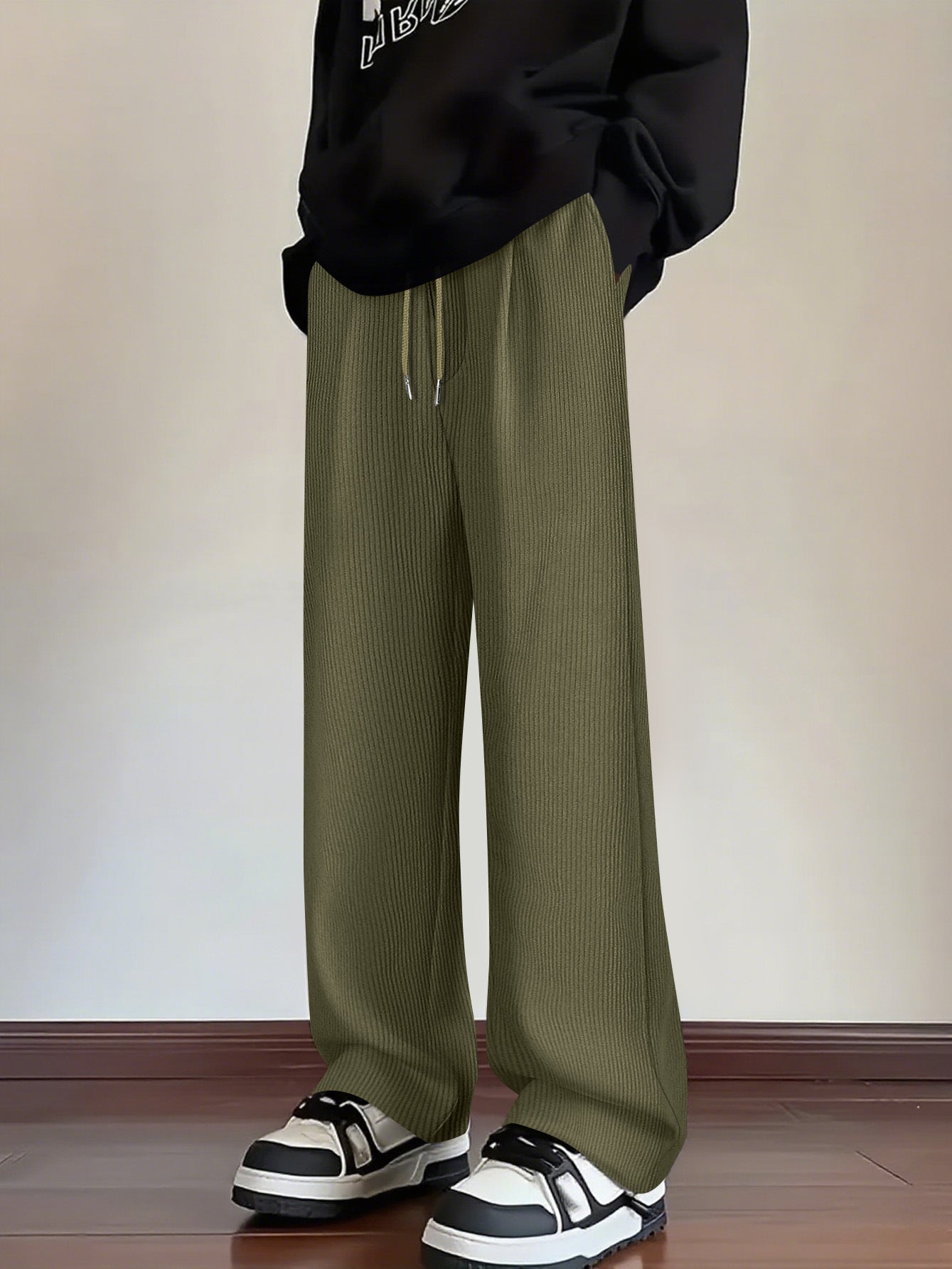 Herren Ripp-Hose Elegant Weich Schmal