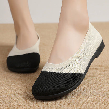 Damen Ballerinas Atmungsaktiv Komfortabel Schuhe
