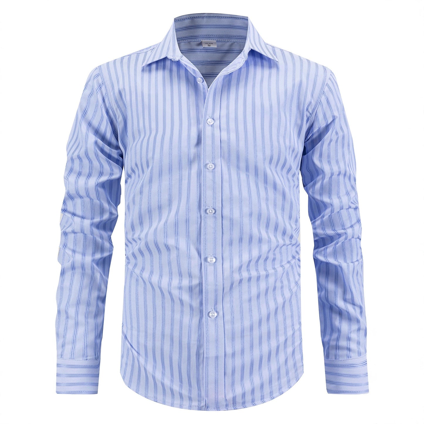 Herren Langarmhemd Modern Gemustert Elegant