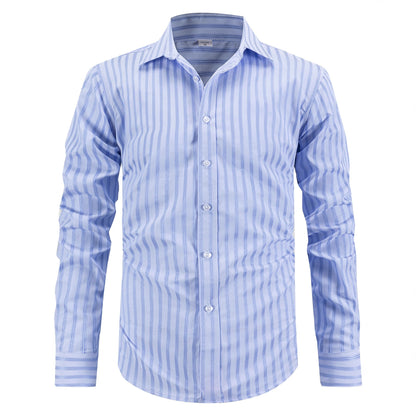 Herren Langarmhemd Modern Elegant Slimfit