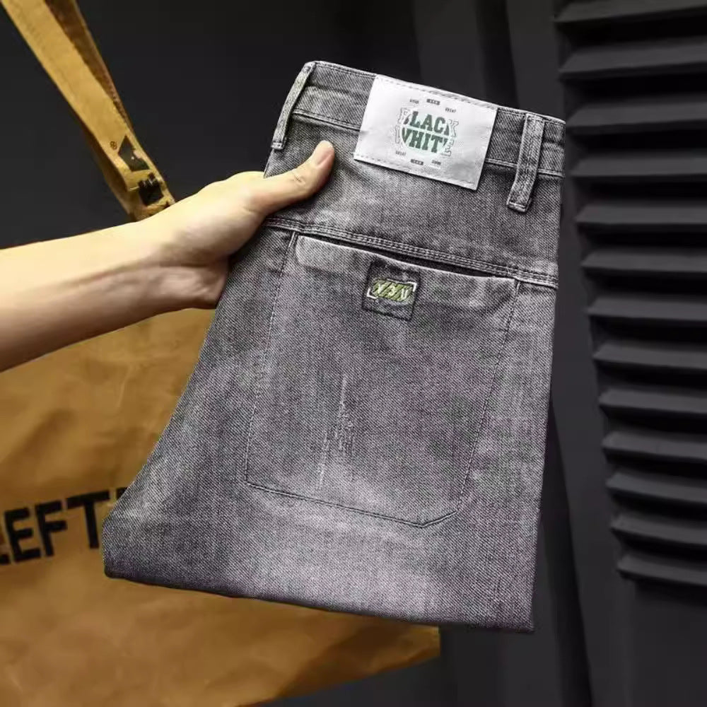 Herren Jeans Used Look Slim Fit Darkwash - BerlinGlamour