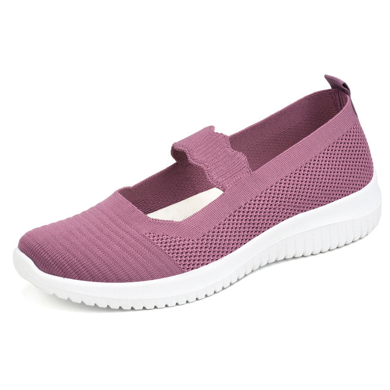 Damen Slipper Sportlich Elastisch Bequem