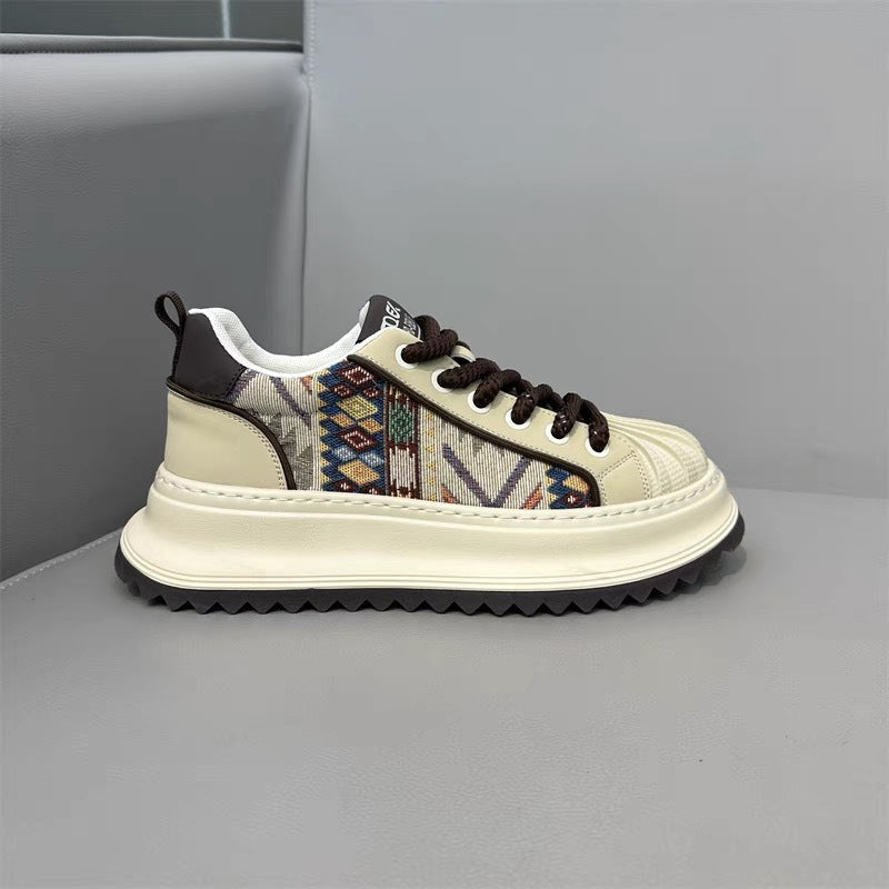 Damen Sneaker Ethnische Muster Komfort Laufsohle Trendy