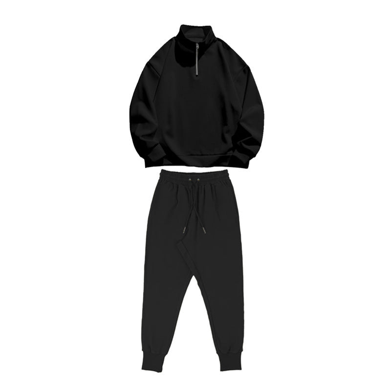 Herren Trainingsanzug Set Sportlich Modern mit Taschen