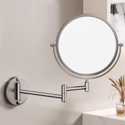 Wandspiegel Rasier Spiegel LED Beleuchtung 360° Drehbar Vergrößerung 1X/10X