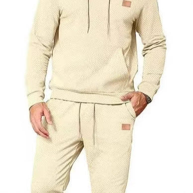 Herren Jogginganzug Sportlich mit Kapuze und Taschen
