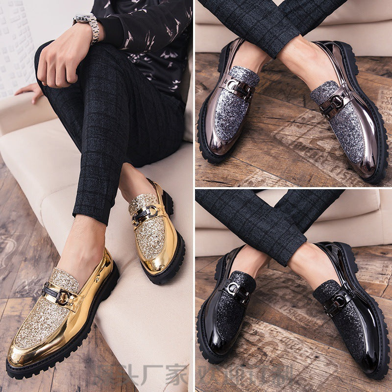 Damen Mokassins Glitzernde Schuhe Elegant Modern - BerlinGlamour