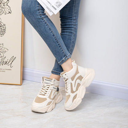 Damen Sneaker High-Top atmungsaktiv mit verstärktem Sohlenprofil