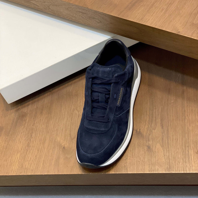 Damen Sneaker Wildleder Bequem Atmungsaktiv
