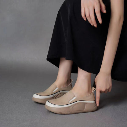 Damen Sneaker Slip-On Bequem Ergonomisch