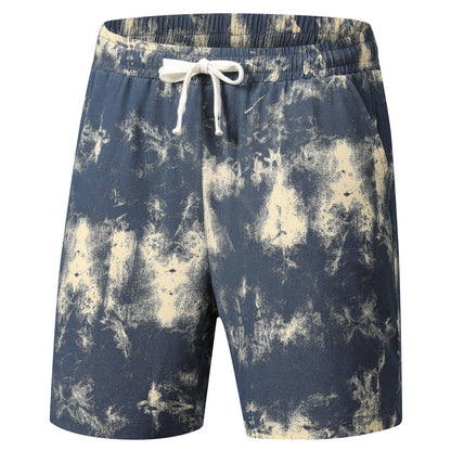 Herren Badeshorts Sportlich Elastisch mit Kordelzug