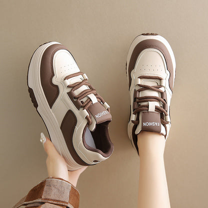 Damen Sneaker Hoch Hacken Sportschuhe Komfortabel