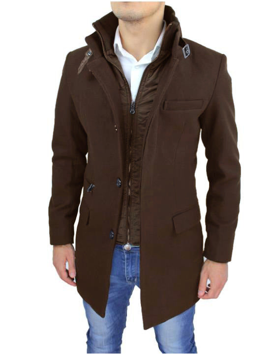 Herren Winterjacke Warm Modern mit Innenfutter