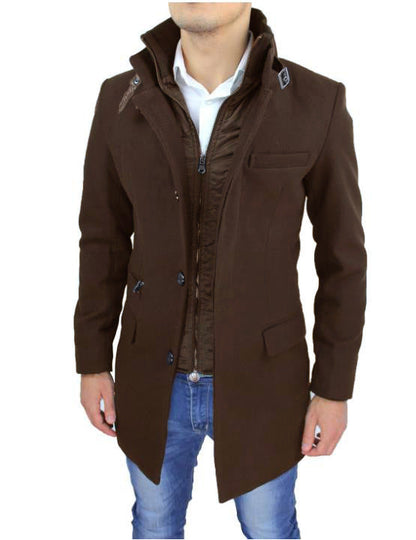Herren Winterjacke Warm Modern mit Innenfutter