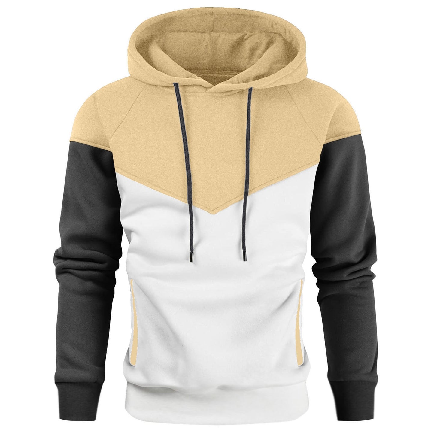 Herren Pullover Kapuzenpullover mit geometrischem Muster Trendig Modern
