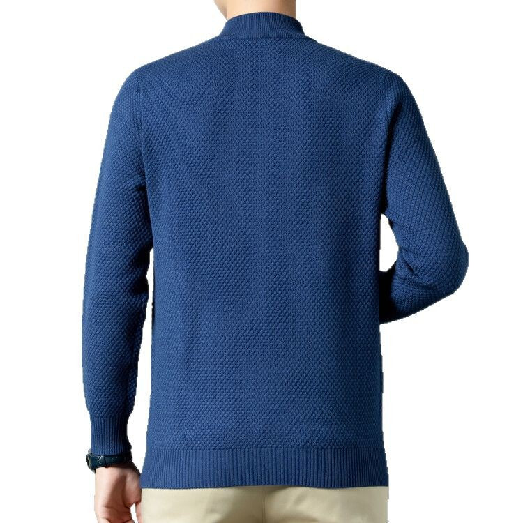 Herren Pullover Modern Strukturiert Elegant