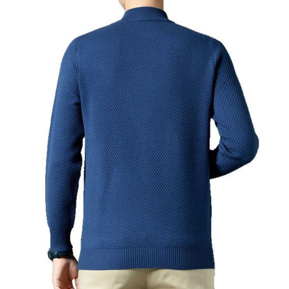 Herren Pullover Modern Strukturiert Elegant