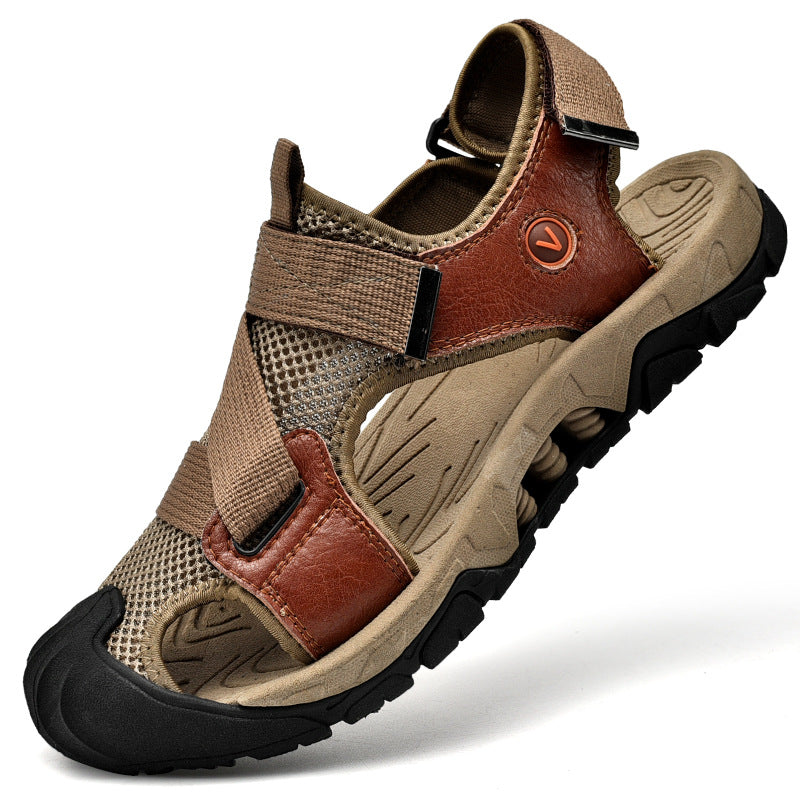Herren Outdoor-Sandalen Sportlich Rutschfest Verstellbar
